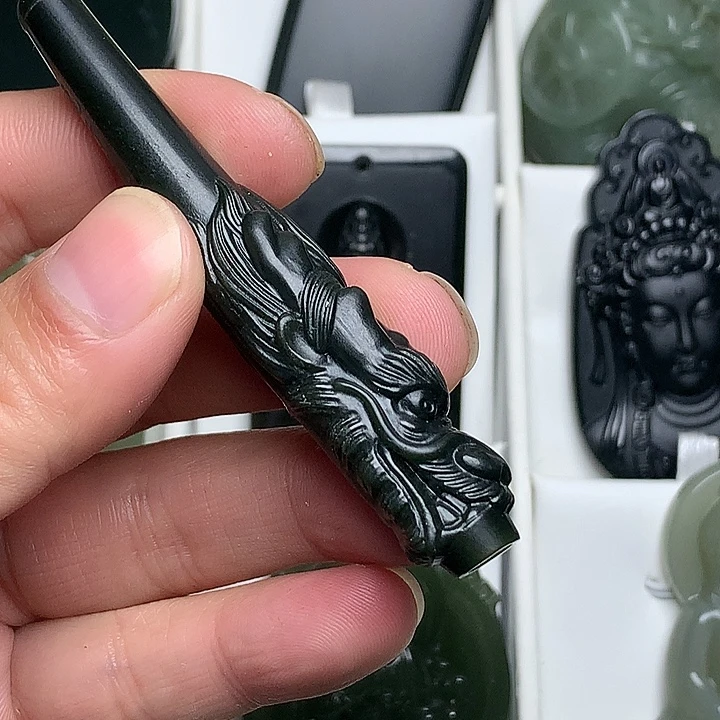 和田玉（青玉）未镶嵌颈饰