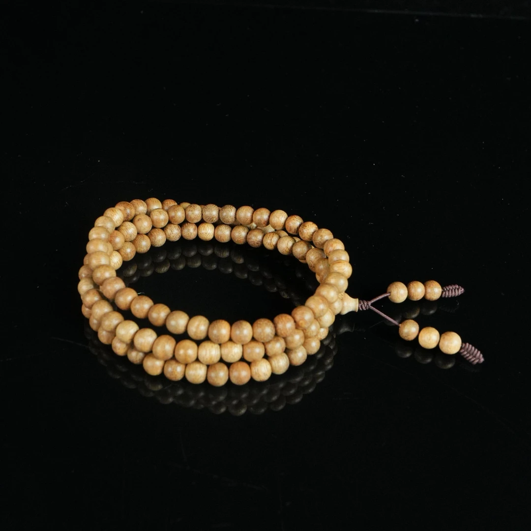 A8163 莱特岛土沉沉香念珠 0.63cm  7.34g