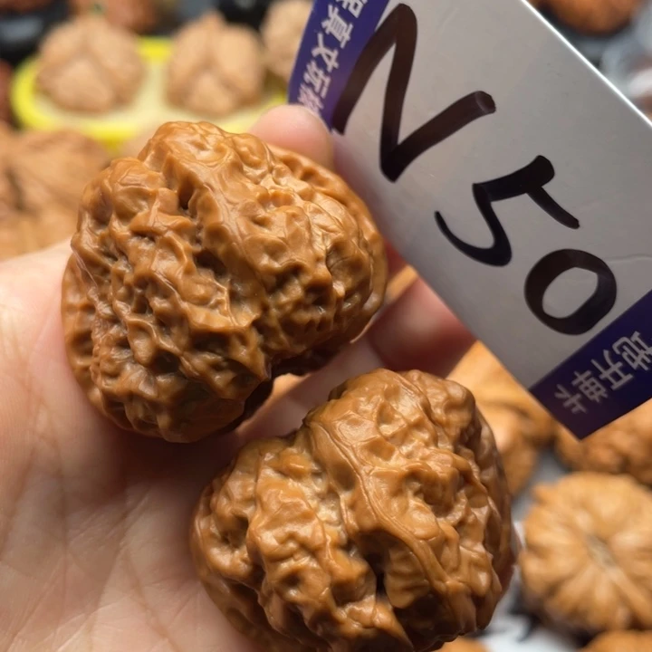 文玩核桃把件蛙蛙40尺