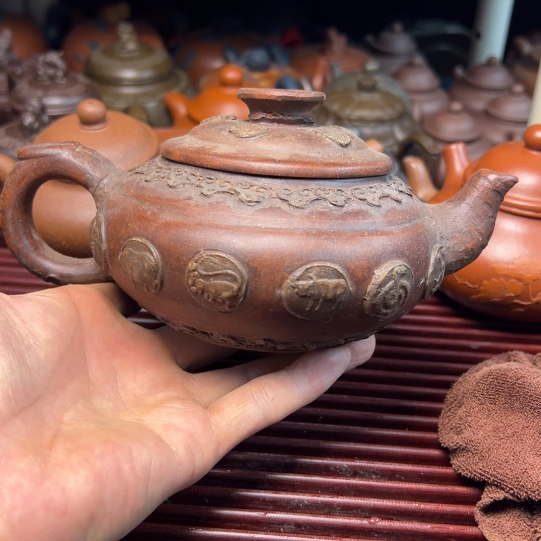 紫砂茶壶宜兴原矿紫砂壶450毫升容量