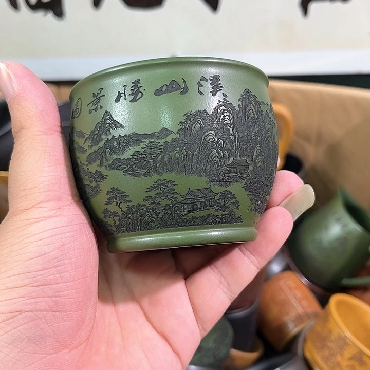 茶杯紫砂全手工紫砂主人杯