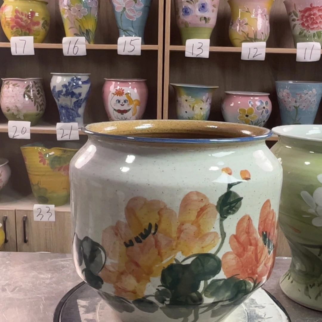 景德镇陶瓷花盆花盆