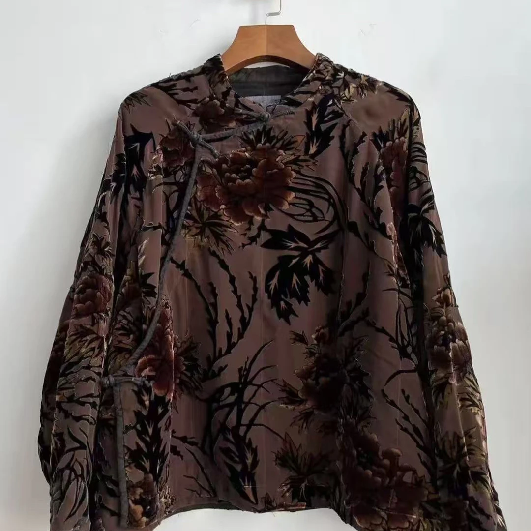 分享 35651 荼 复古国风 斜襟盘扣【上衣】