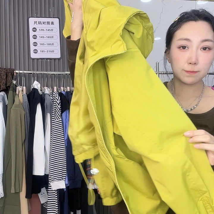 果绿色外套3码不退