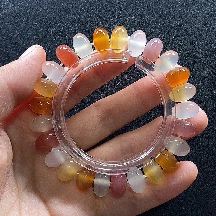 @***西玛瑙/玉髓未镶嵌手链