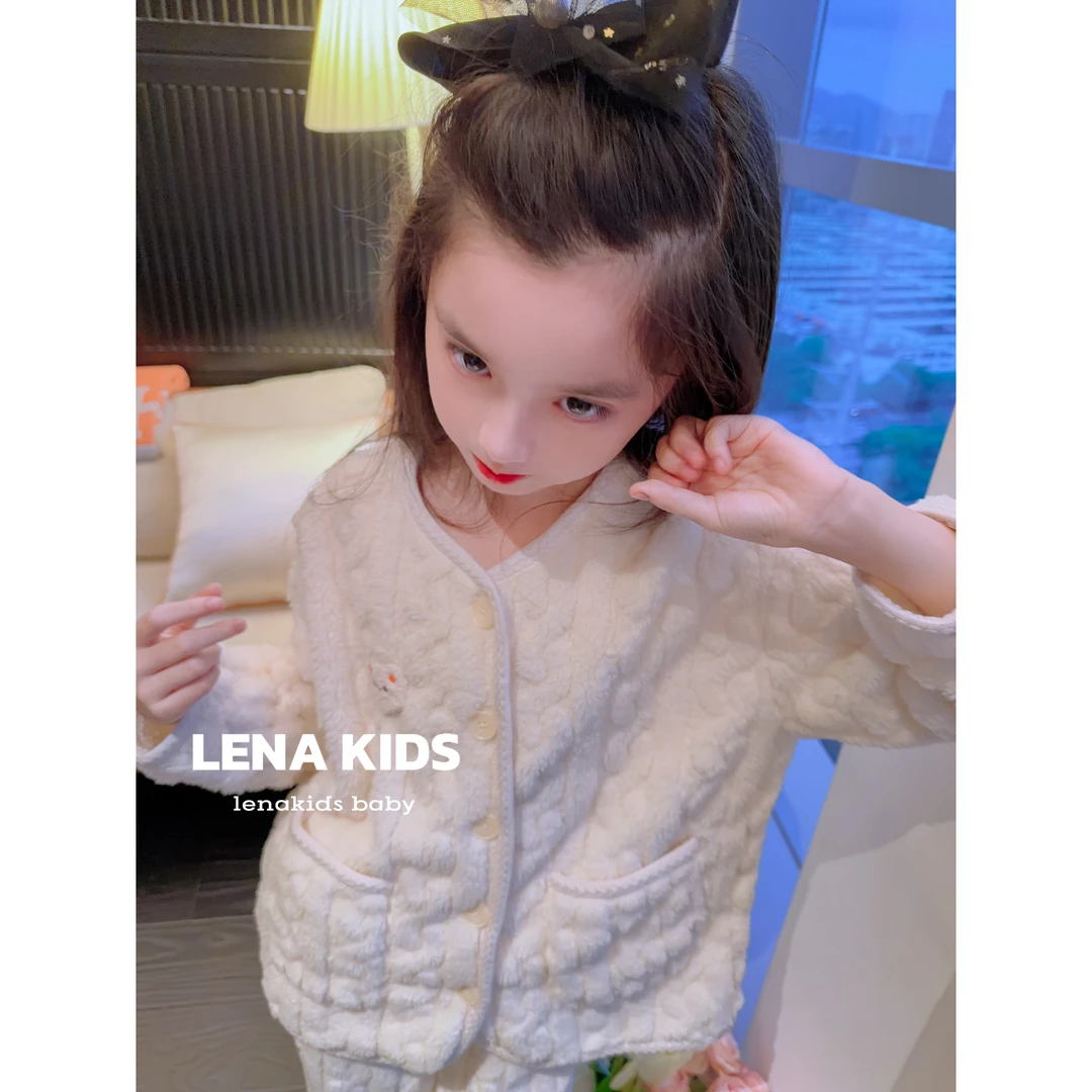 Lenakids【舒棉绒双面压花“云朵感巨暖和居家服】高品质！25092302