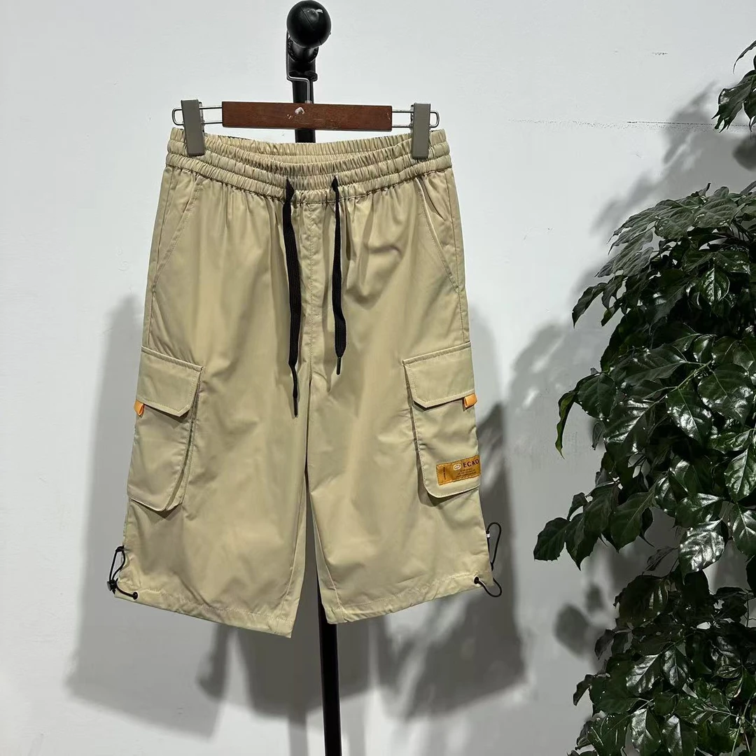 P-33【EC】夏季男款卡其色工装休闲短裤  UK037