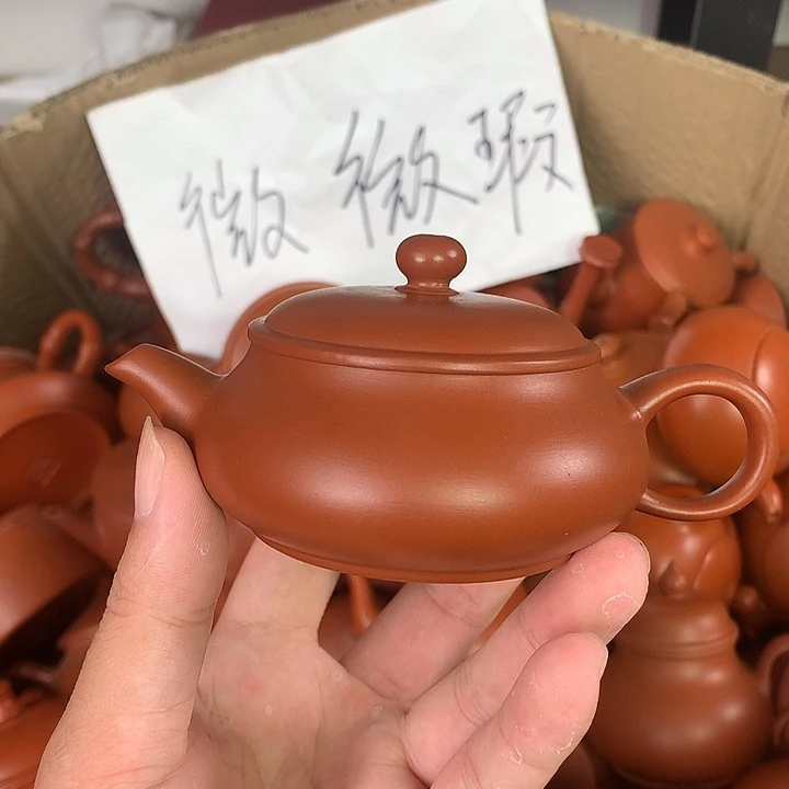 原矿朱泥茶具茶壶家用130