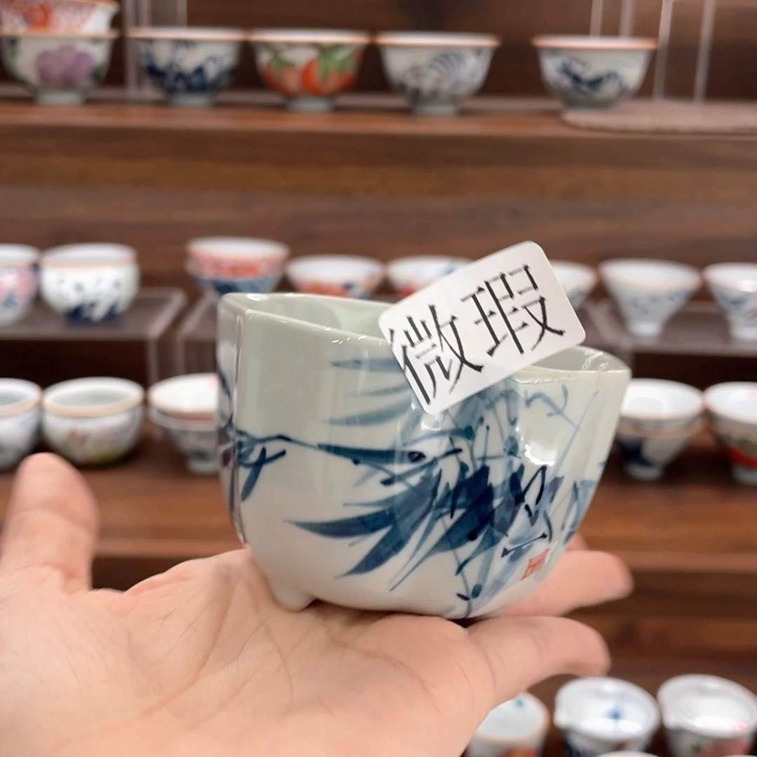 微瑕釉下彩纯手绘