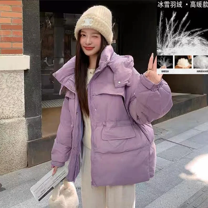 【泡芙云朵羽绒服】冬季加厚保暖高档时尚外套百搭女装6027[LYBF]