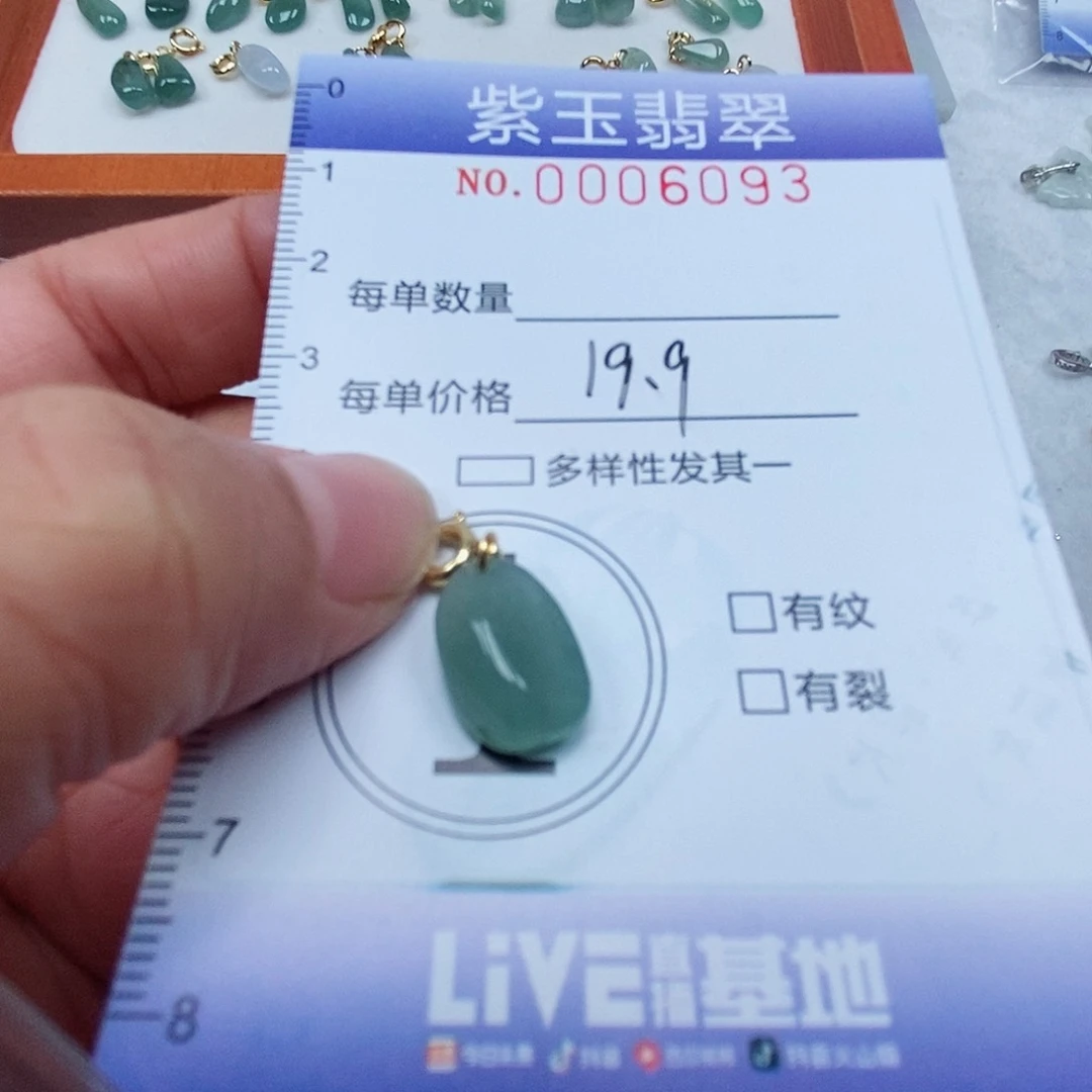 颈饰未镶嵌翡翠冰透随行