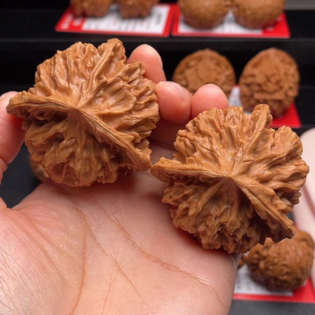 把件文玩核桃三棱53尺73克