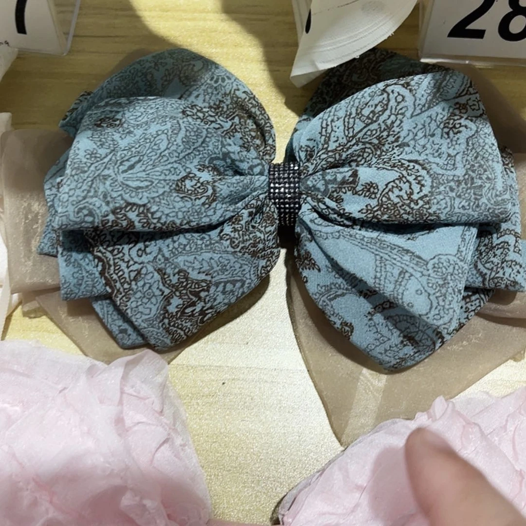 铁合金布艺蝴蝶结发夹