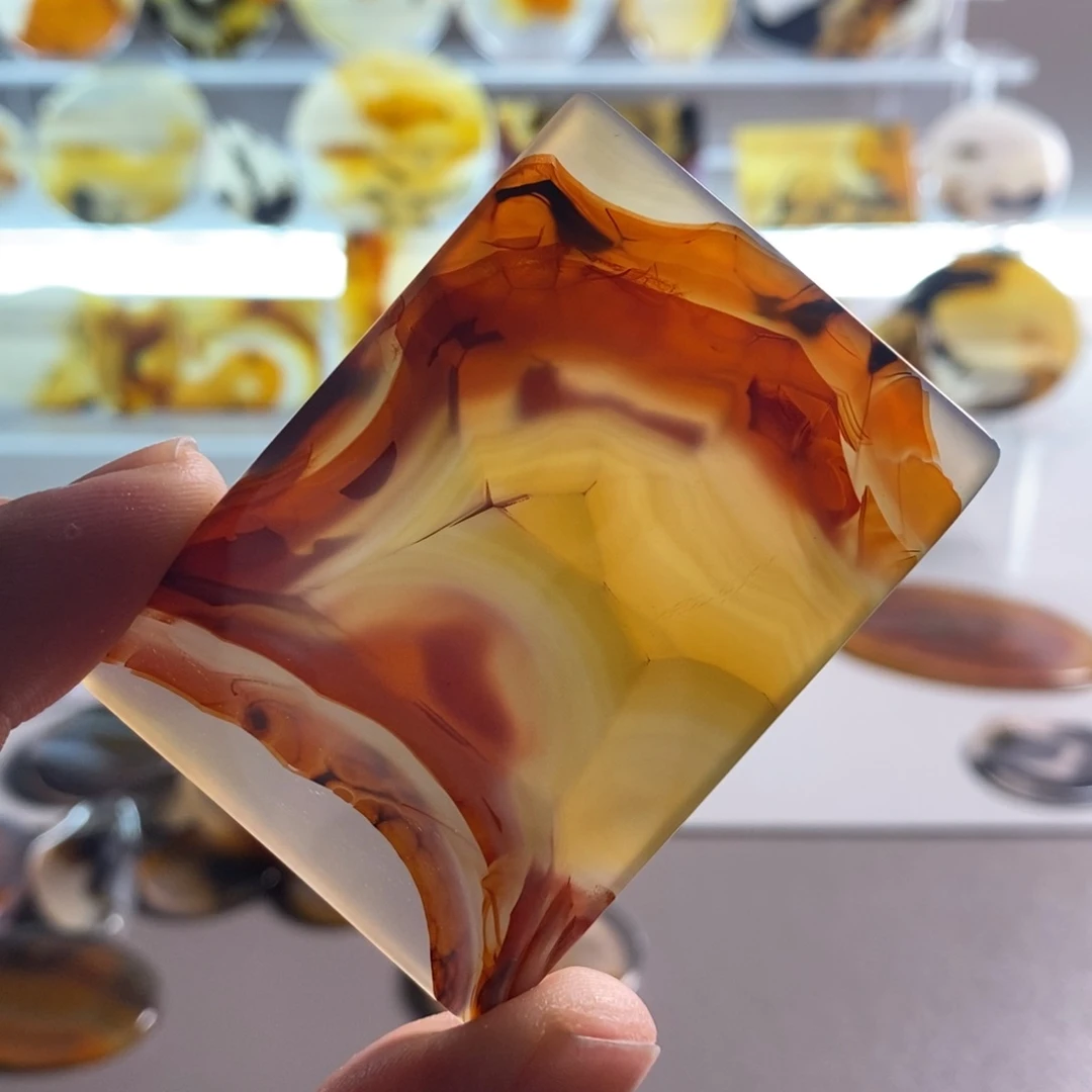 玛瑙/玉髓合金颈饰
