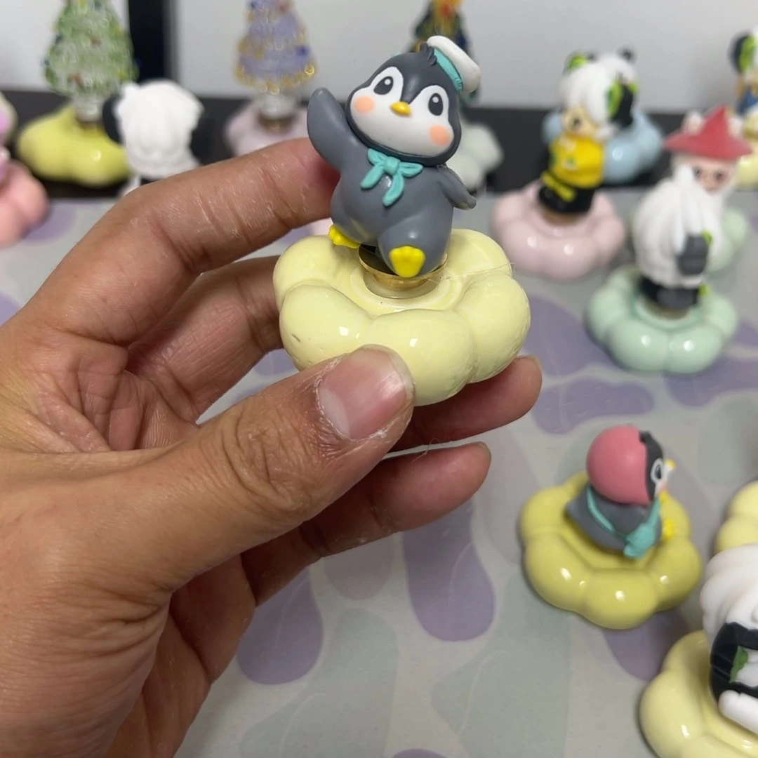 有机玻璃陶瓷底座转转摆件直播间单拍款【现拍现付】