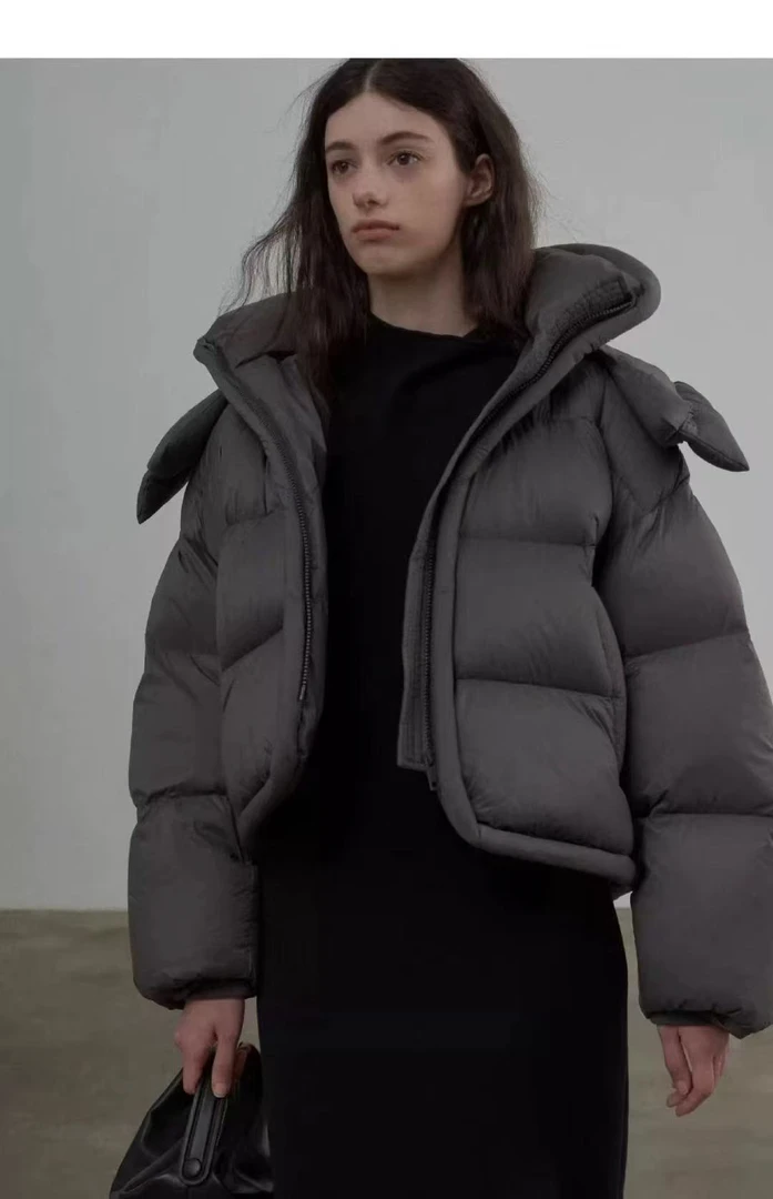 秋冬连帽百搭女加绒加厚款冬季运动短款厚款
