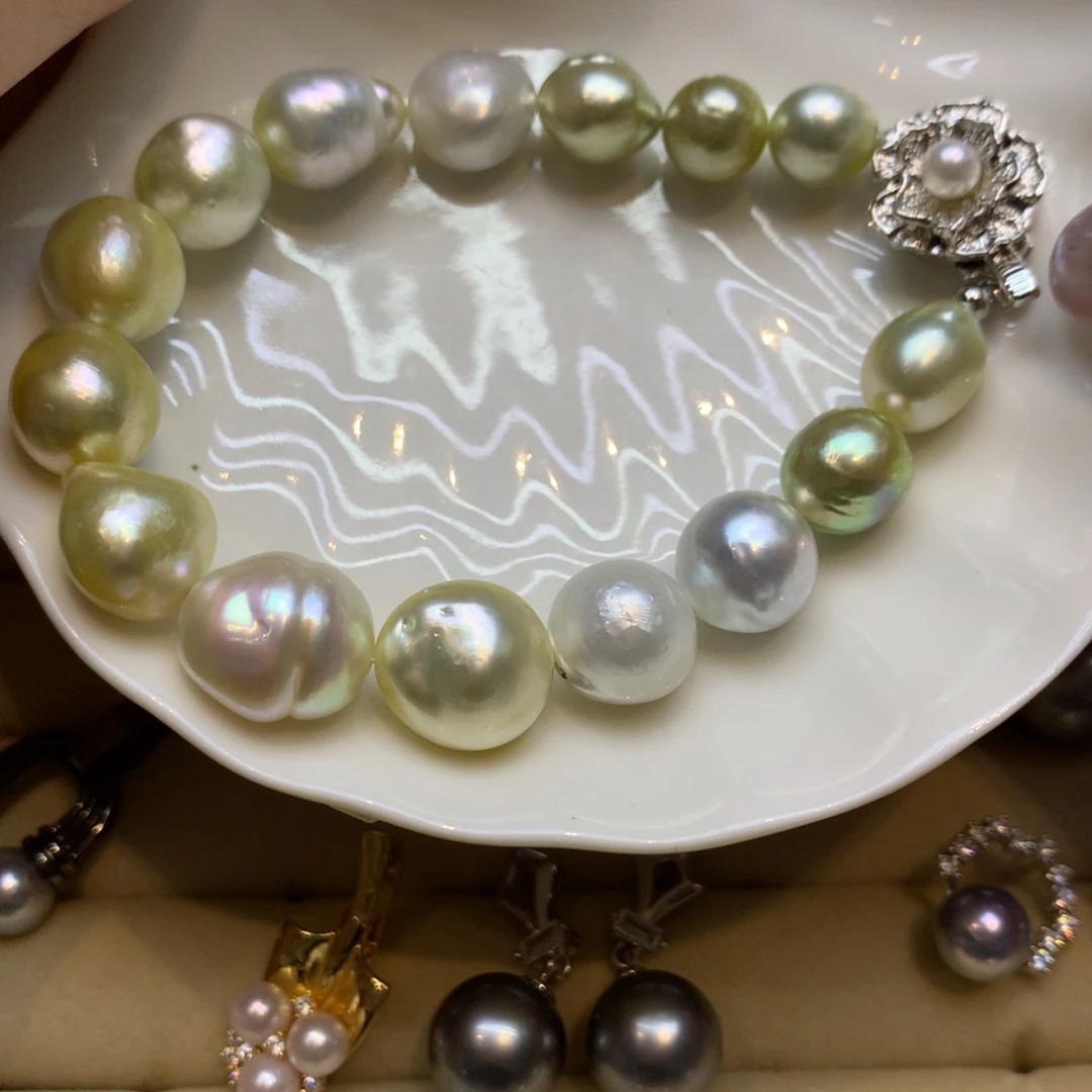 未镶嵌手链海水珍珠