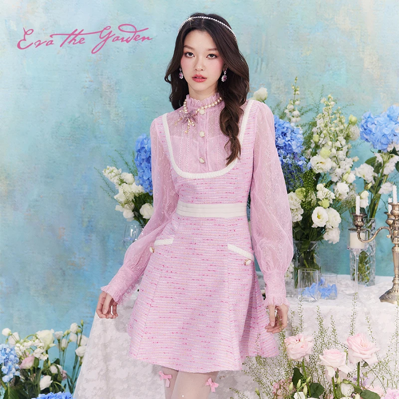 【诗语专属】EVA OUXIU/伊华欧秀连衣裙530AQ0012