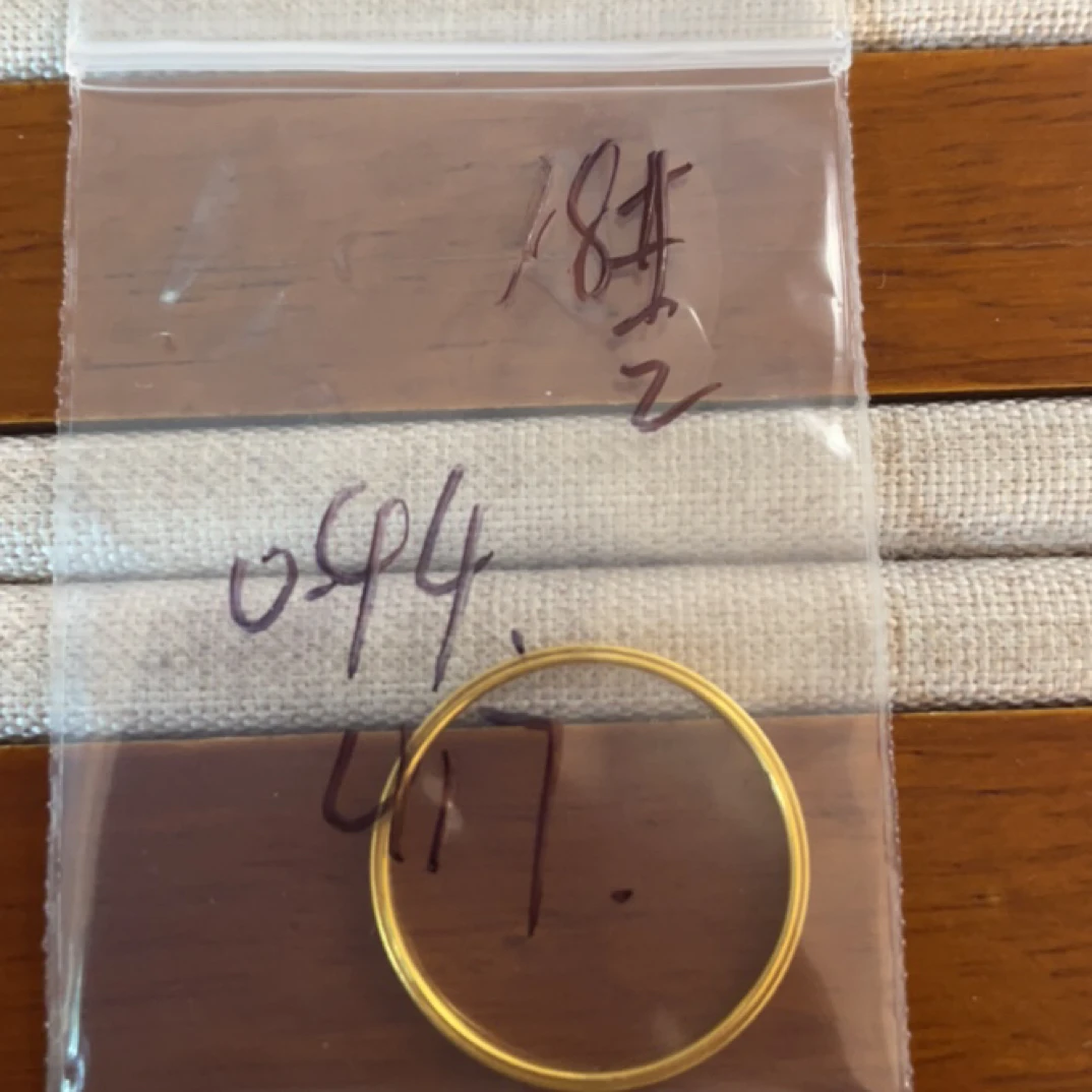 克重0.44 18号 三生三世戒指 足金999