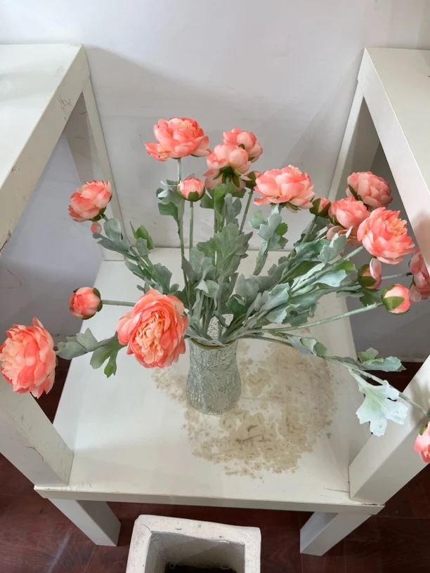 特价3头露莲仿真花卉家居5支装