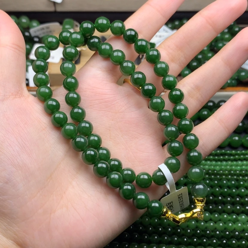 【闪购商品】颈饰未镶嵌和田玉（碧玉）?***?8