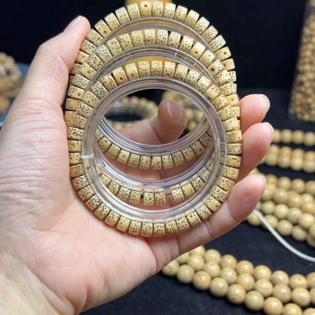 星月菩提吊坠5*8直切药片单圈