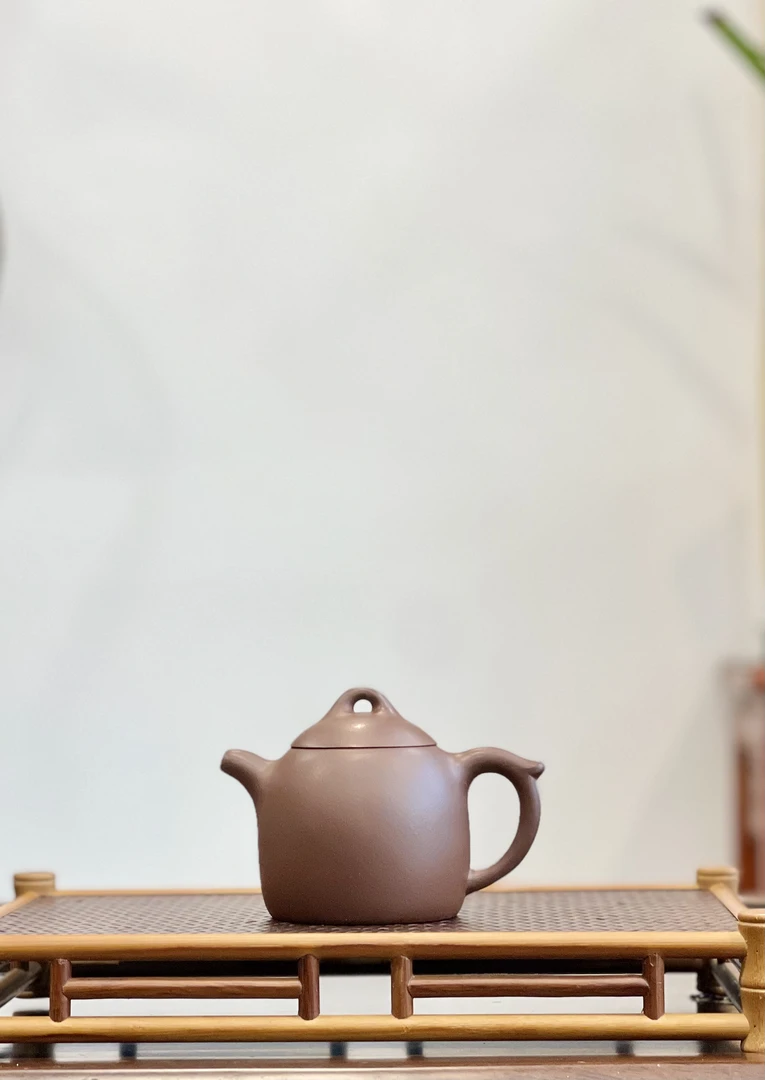 【老紫泥·秦权壶】半手精工宜兴紫砂壶功夫茶具原矿一厂老紫泥精美