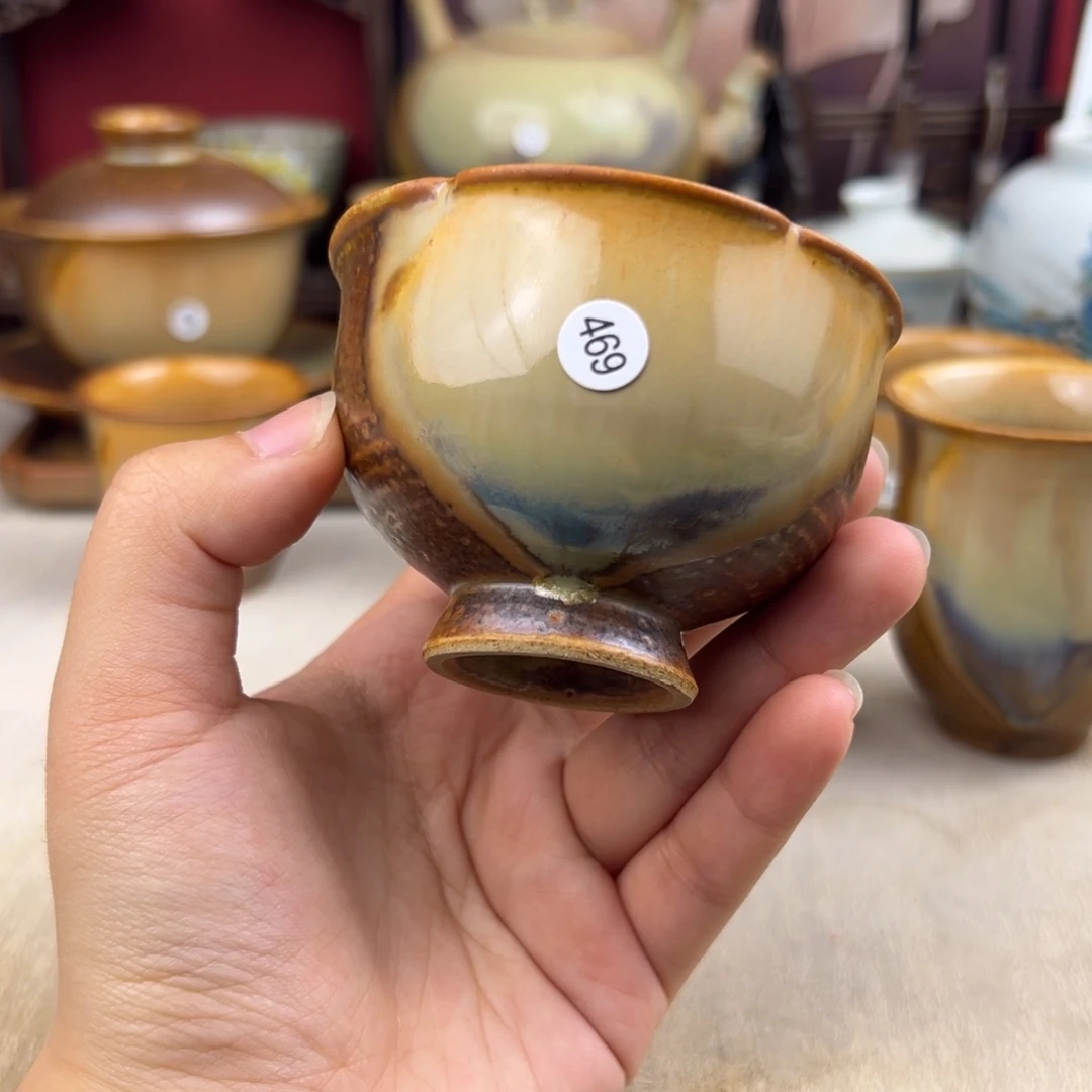 杯纯手工柴烧主人杯