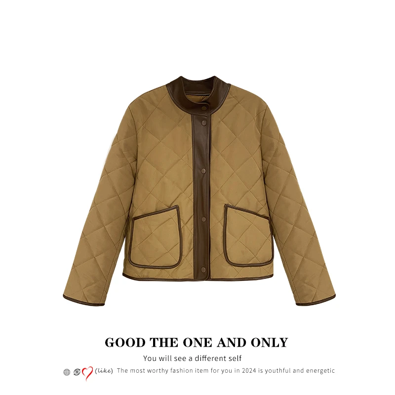 时尚高级撞色棉服外套301367