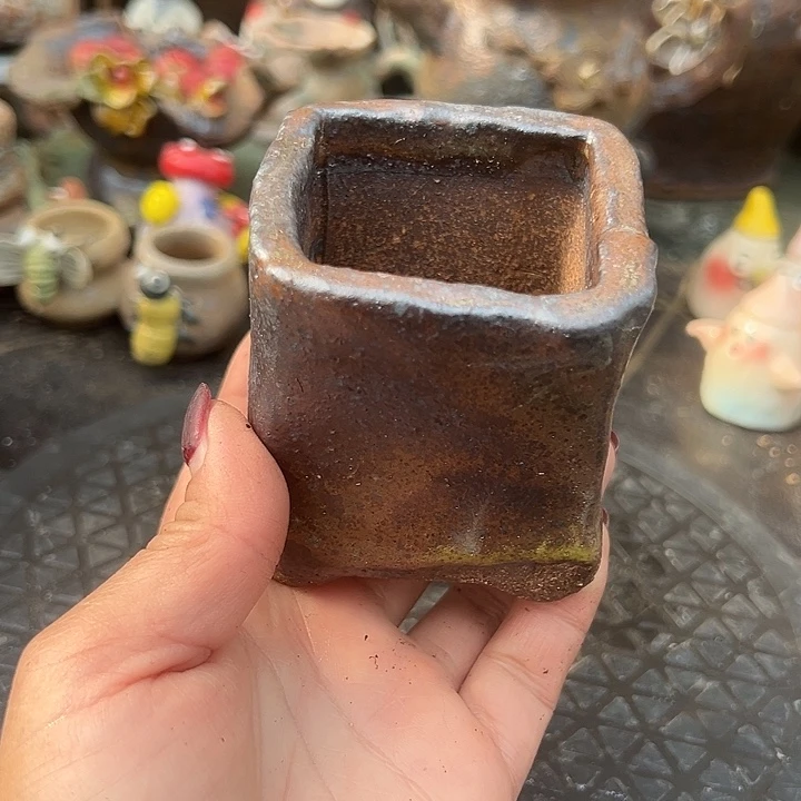 13福利手工粗陶高温花盆