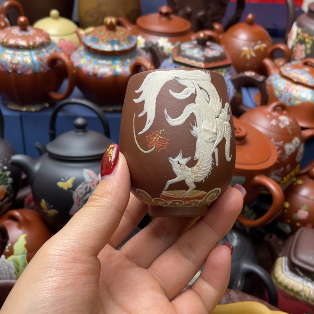 茶杯紫砂紫砂主人杯100cc