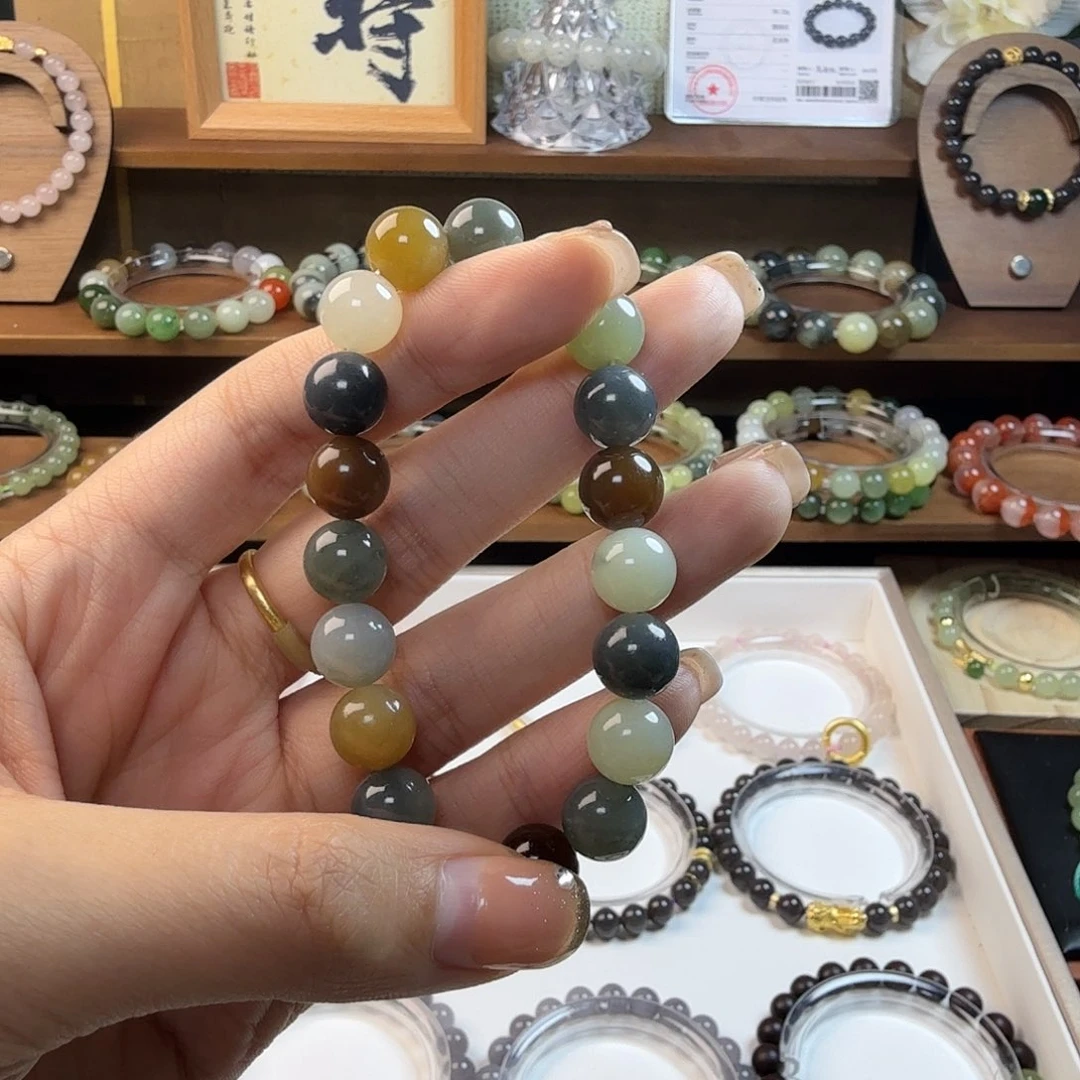 手串未镶嵌和田玉小***股