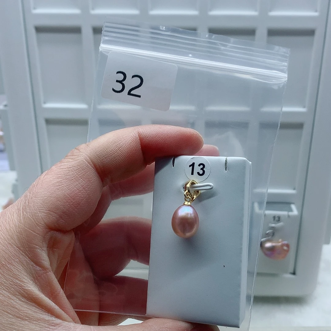 淡水珍珠合金吊坠(不含链)