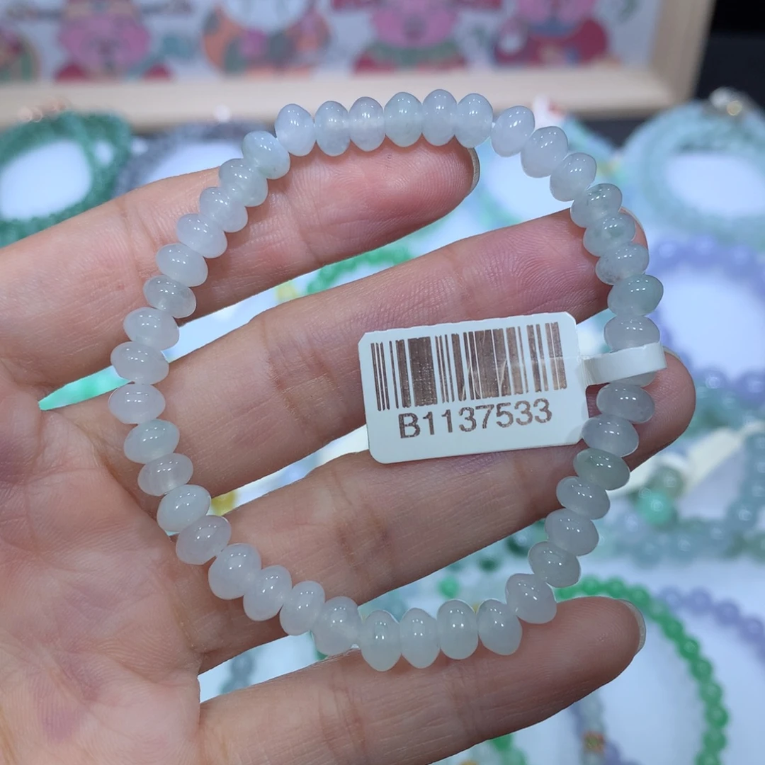 翡翠未镶嵌手链天然