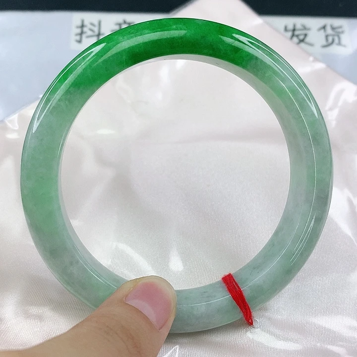 未镶嵌手镯翡翠圈63，0B024