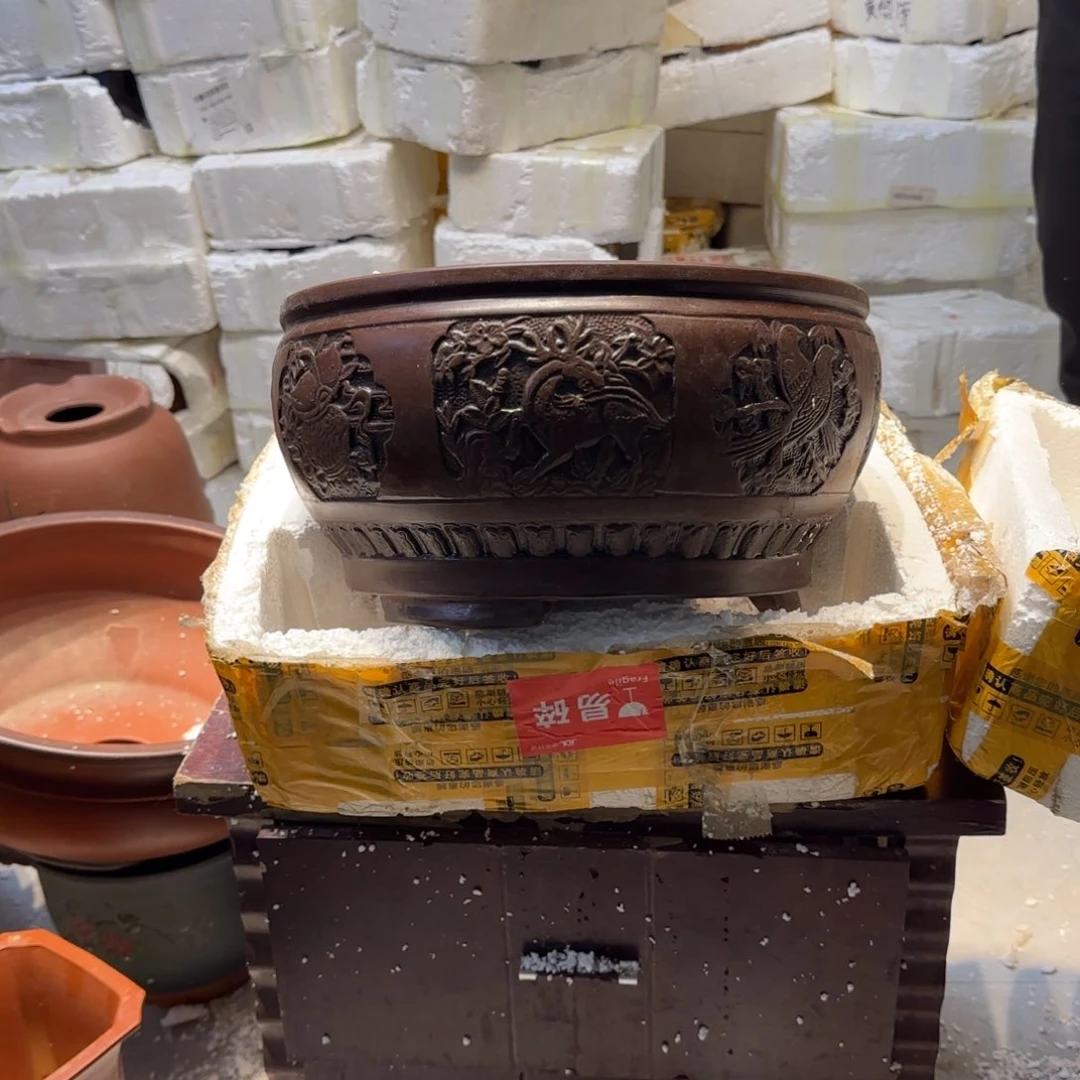 紫砂花盆口径30.15口径