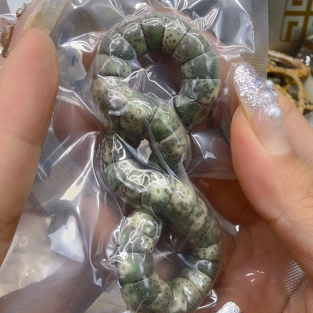 星月菩提手串26荣耀绿星月菩提猪大肠10单圈