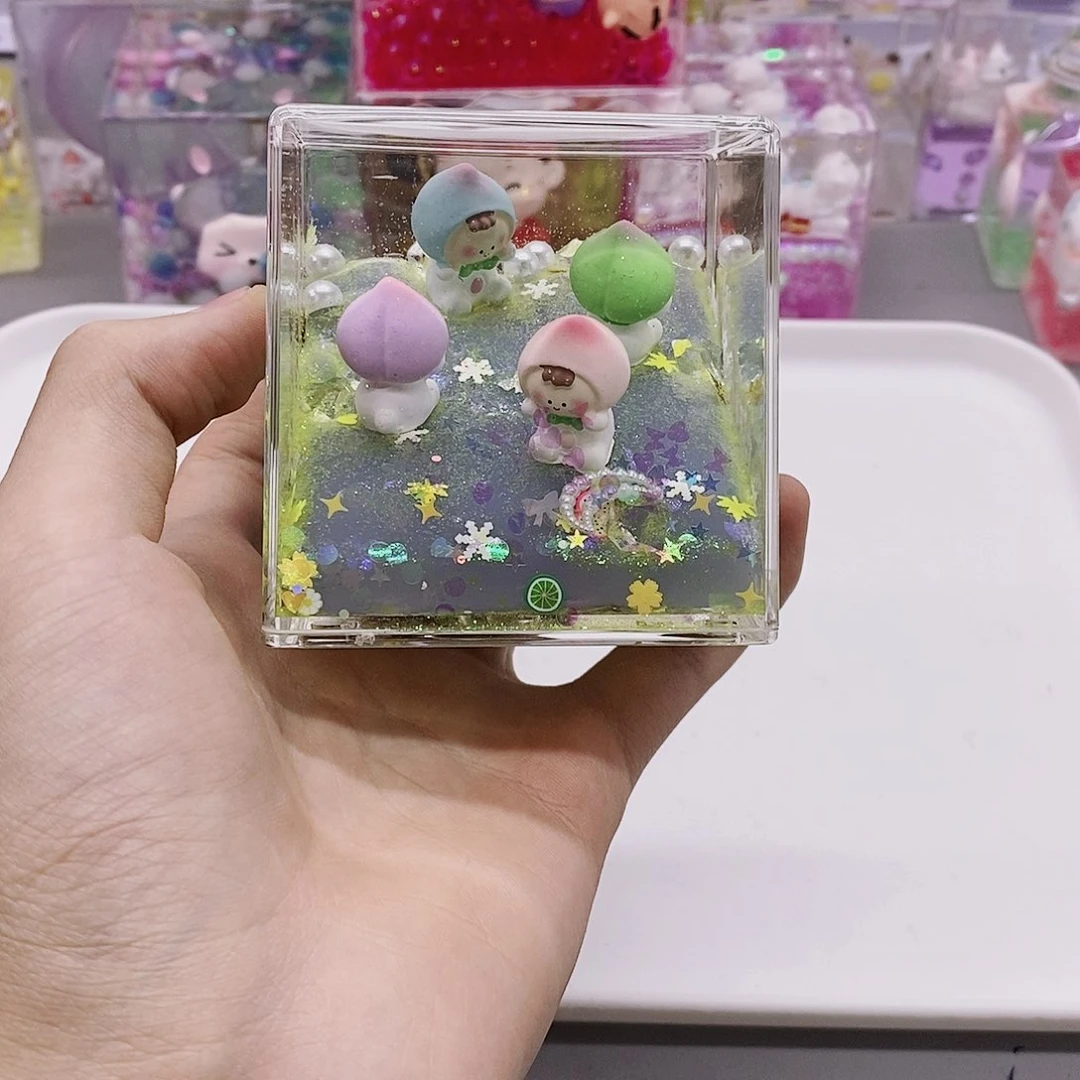 有机玻璃7×7流沙瓶大方