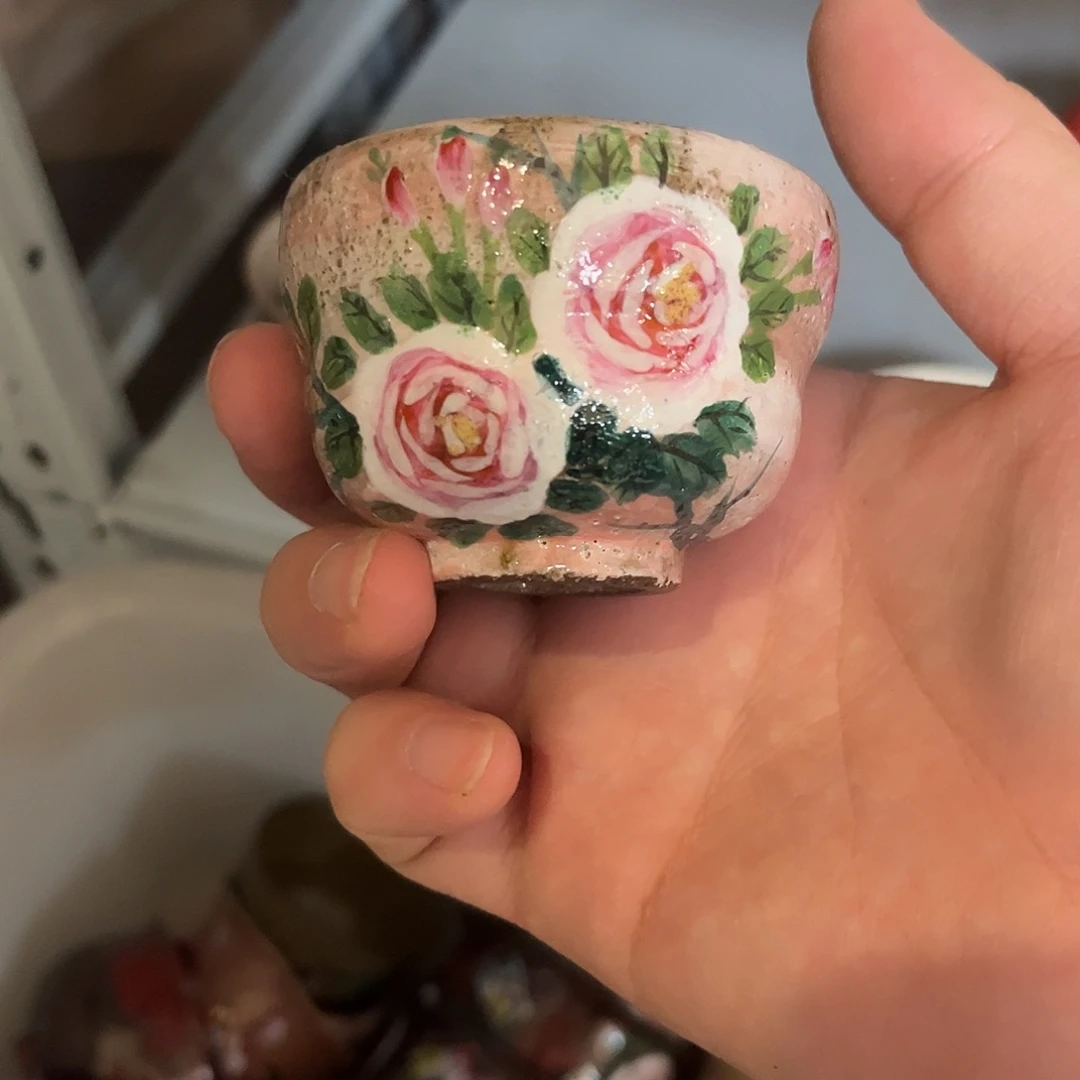 柴烧手工手绘陶瓷