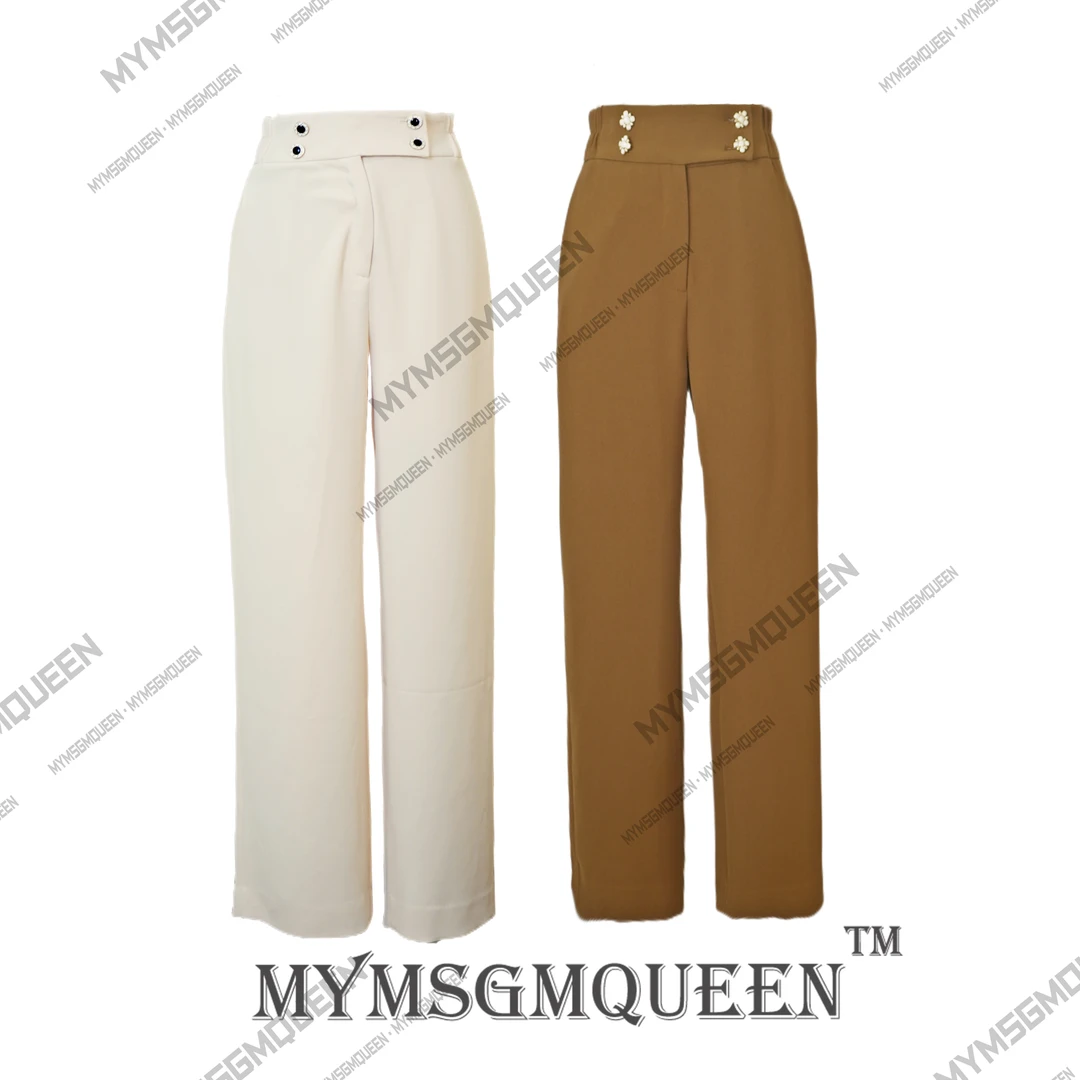 【M-QUEEN】白月光夏日私定凉凉时装裤