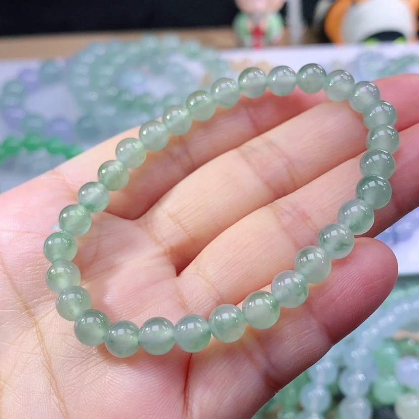 【闪购商品】翡翠手链未镶嵌翡翠卡6
