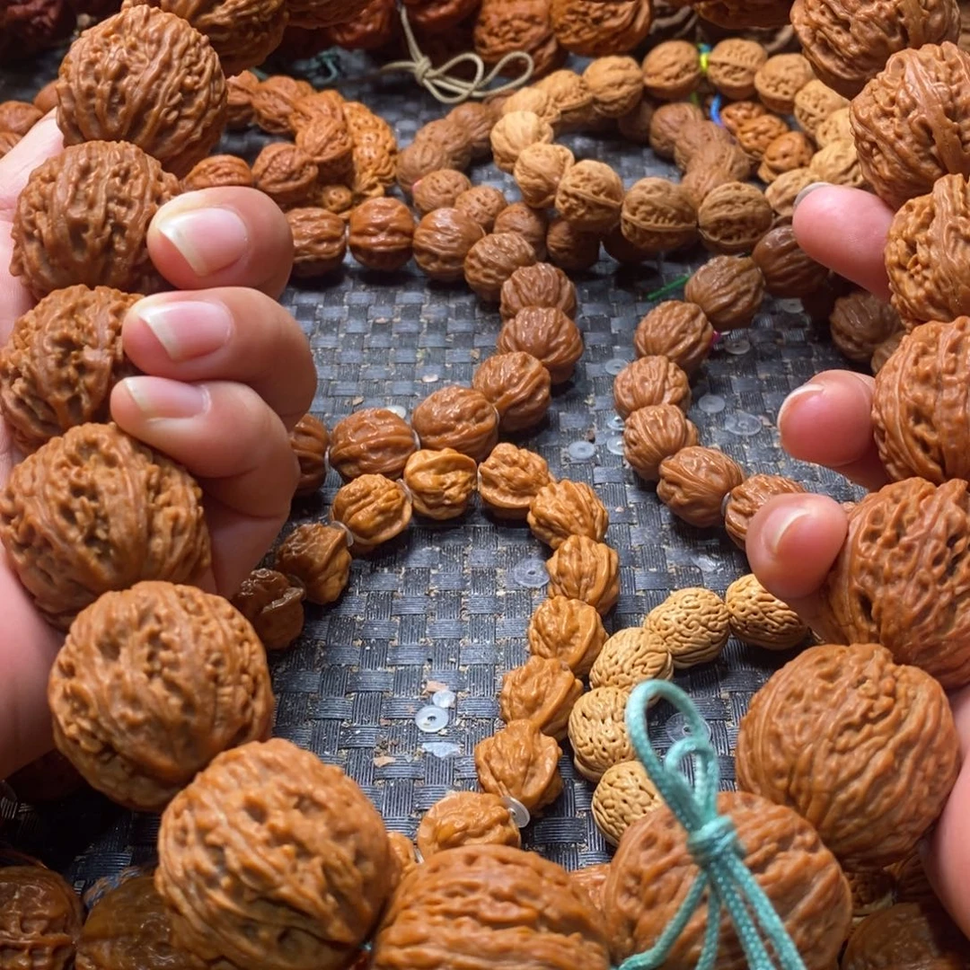 文玩核桃吊坠粗筋足球手持