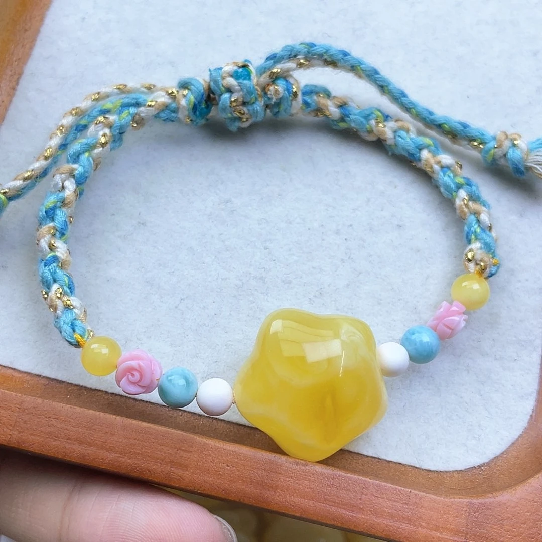 琥珀裸石未镶嵌蜜蜡