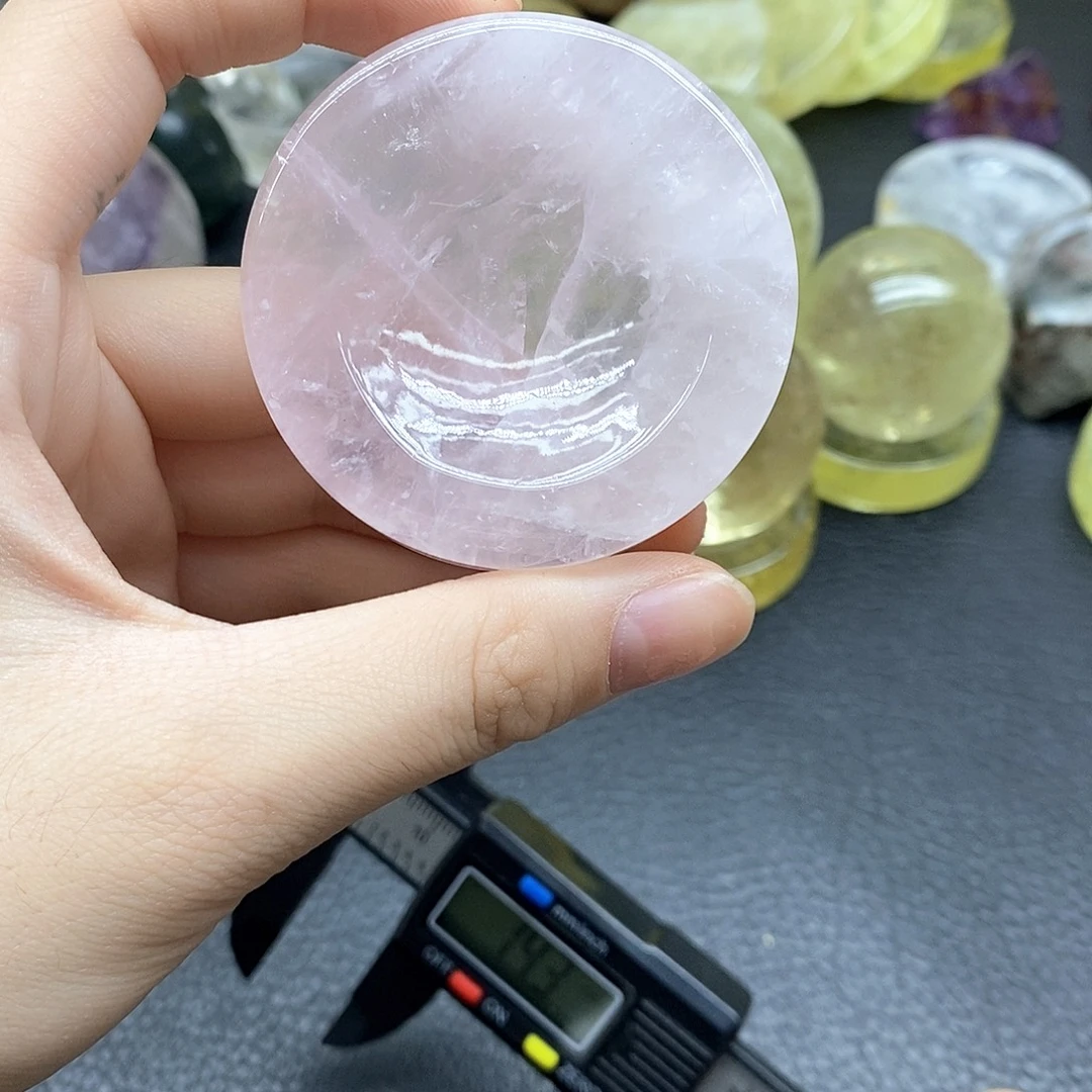 未镶嵌珠宝半成品水晶108水晶石