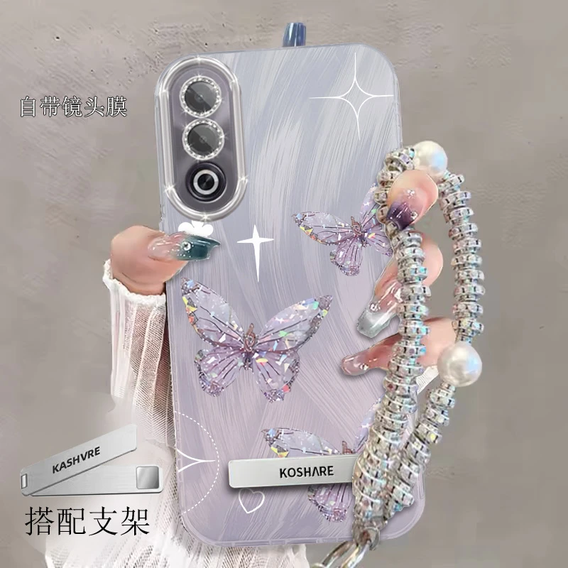 自带镜头膜OPPOA3x手机壳蝴蝶PKD130全包A3活力版保护套羽纱