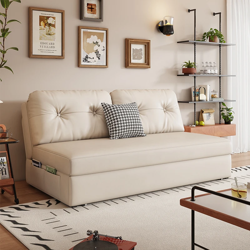 现代简约多功能伸缩可折叠沙发床一体两用双人小户型客厅沙发床