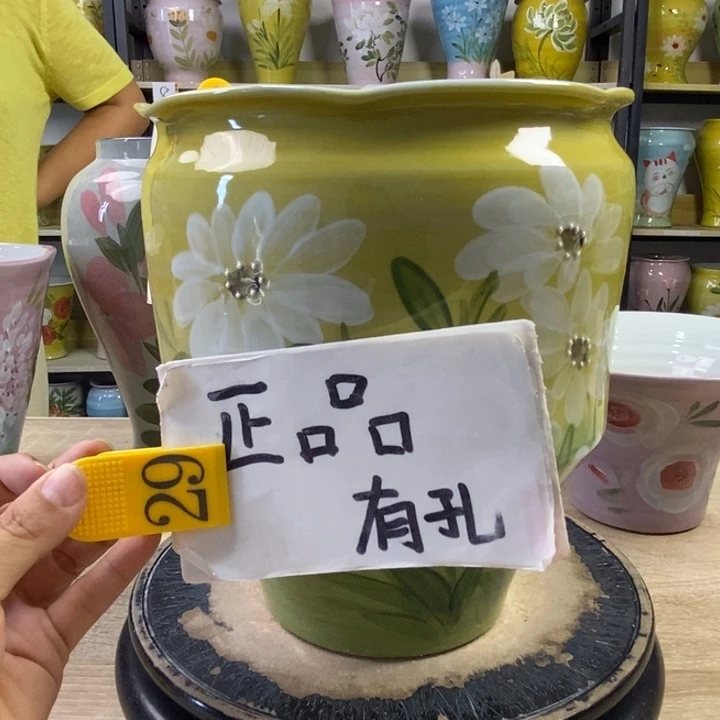景德镇高温陶瓷花盆