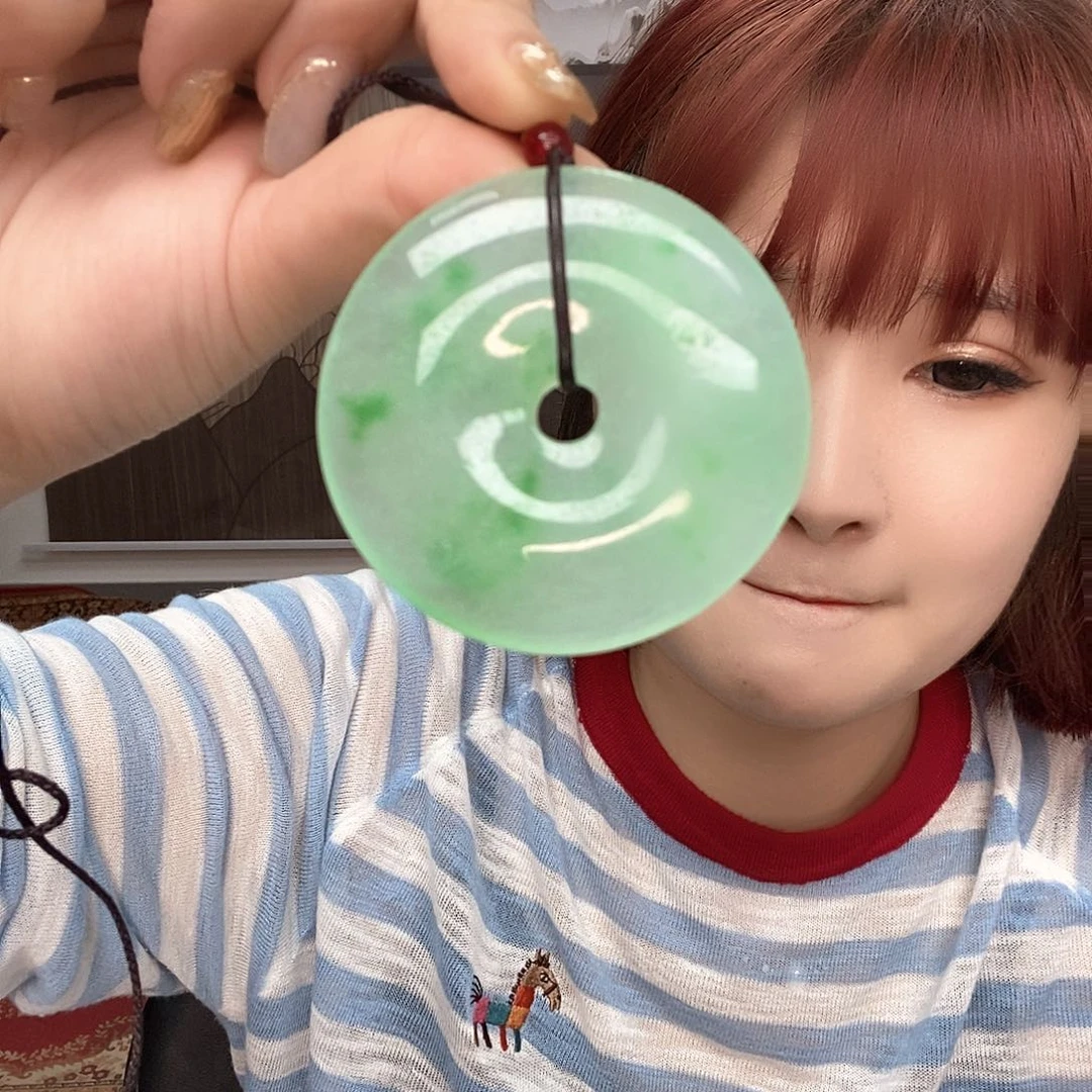 蛇纹石玉颈饰未镶嵌玄*