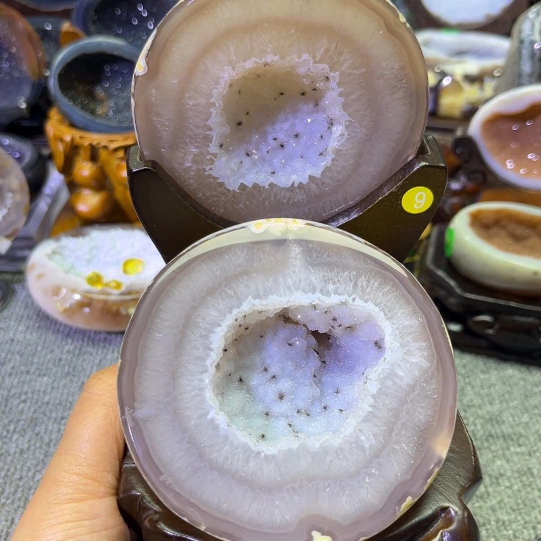 摆件紫晶未镶嵌水晶