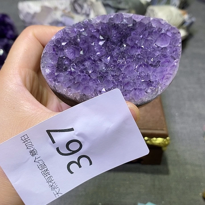 紫晶珠宝半成品未镶嵌